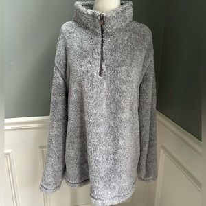 ROWM Cozy 1/4 zip pullover Sherpa women’s large